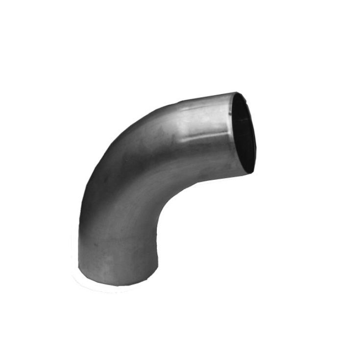 Product image for Metal Gutta Zinc Round 80mm Downpipe Bend - 72dg