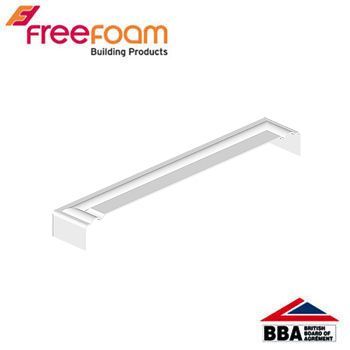 Product image for uPVC Ogee Profile Fascia Board Moulded Corner (300mm) - White