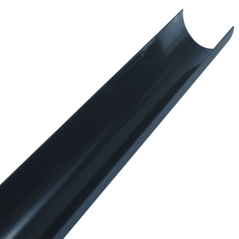 Product image for Cast Iron Style Gutter 115mm x 4m Plastic Deepstyle - Anthracite Grey