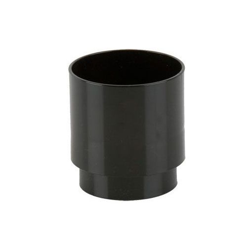 Product image for Brett Martin Plastic Guttering Round Style Downpipe Connector 68mm - Black