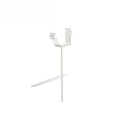 Image of Lindab 125mm Half Round Steel Rise & Fall Bracket - Antique White