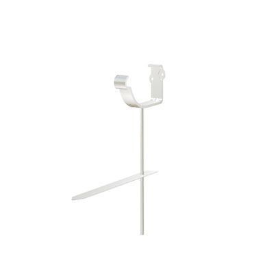 Image of Lindab 150mm Half Round Steel Rise & Fall Bracket - Antique White