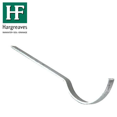 Product image for Cast Iron Half Round Top Fixing Rafter Bracket - 100mm Galvanised