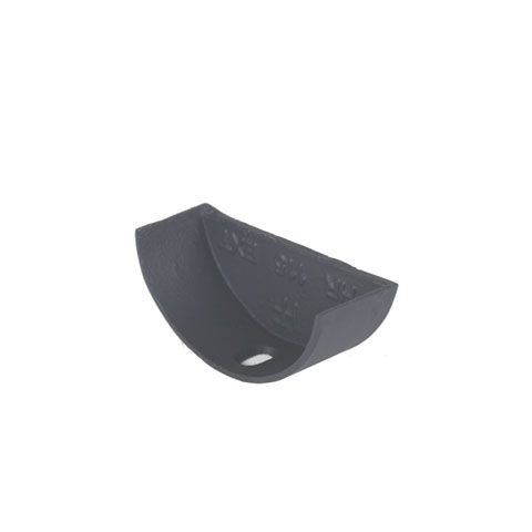 Product image for Cast Iron Half Round Guttering Internal Stopend - 100mm Primed Finish