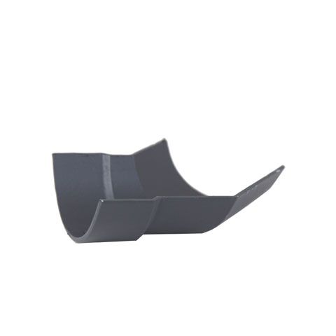 Product image for Cast Iron Half Round Guttering 135Dg Left Hand Angle - 115mm Primed