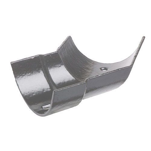 Product image for Cast Iron Half Round Guttering 135Dg Left Hand Angle - 125mm Primed