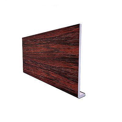 Product image for uPVC 400mm Fascia Board (10mm Cappit Square Edged) 2.5m - Mahogany