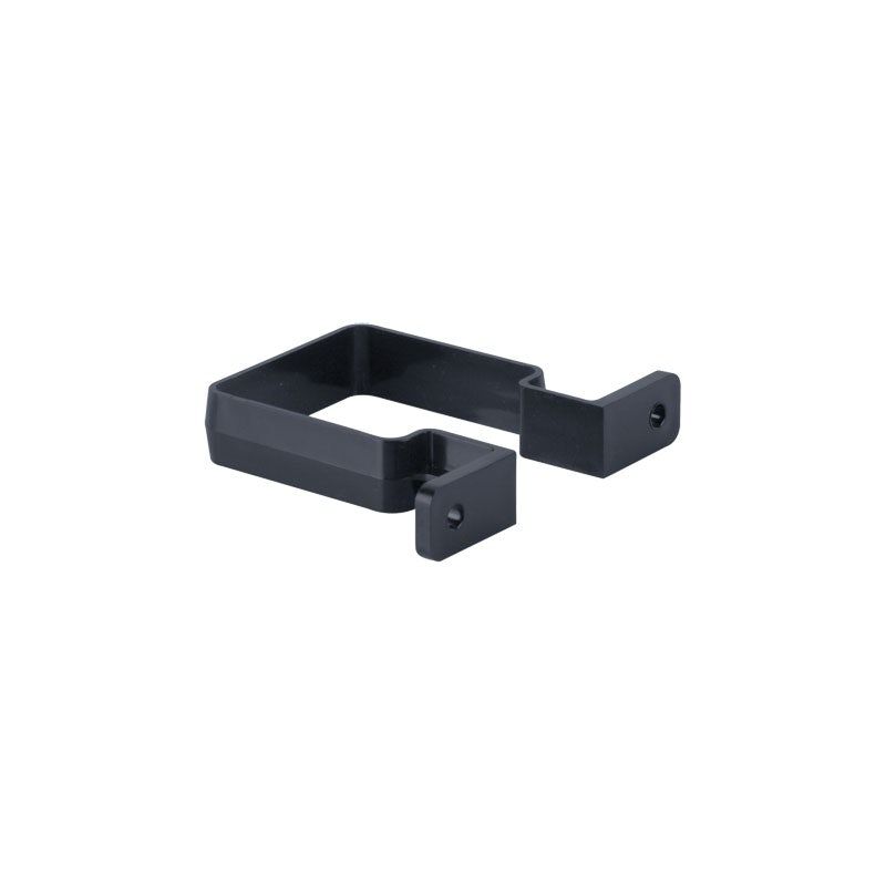 Product image for Brett Martin Plastic Guttering Square Downpipe Bracket Anthracite Grey - 65mm