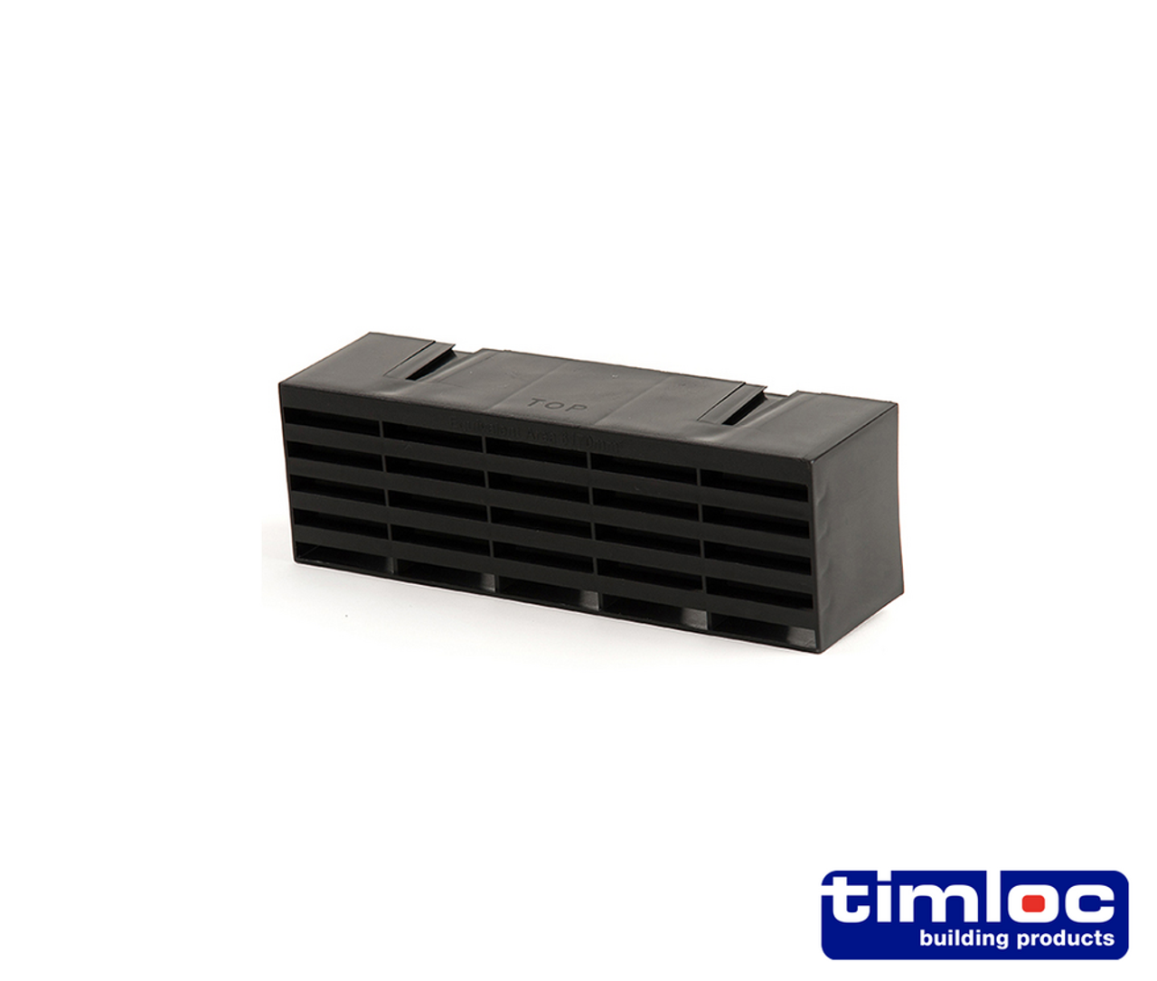 Image of Timloc Plastic Air Brick Black 215 x 69 x 60mm (9x3)