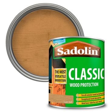 Product image for Sadolin Classic All Purpose Woodstain Light Oak 1L
