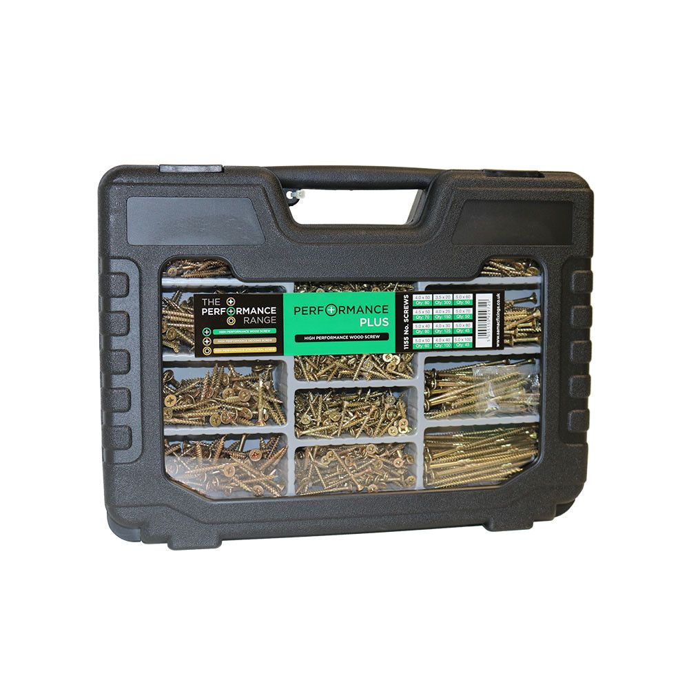 Product image for Samac Performance Plus Woodscrews Trade Case