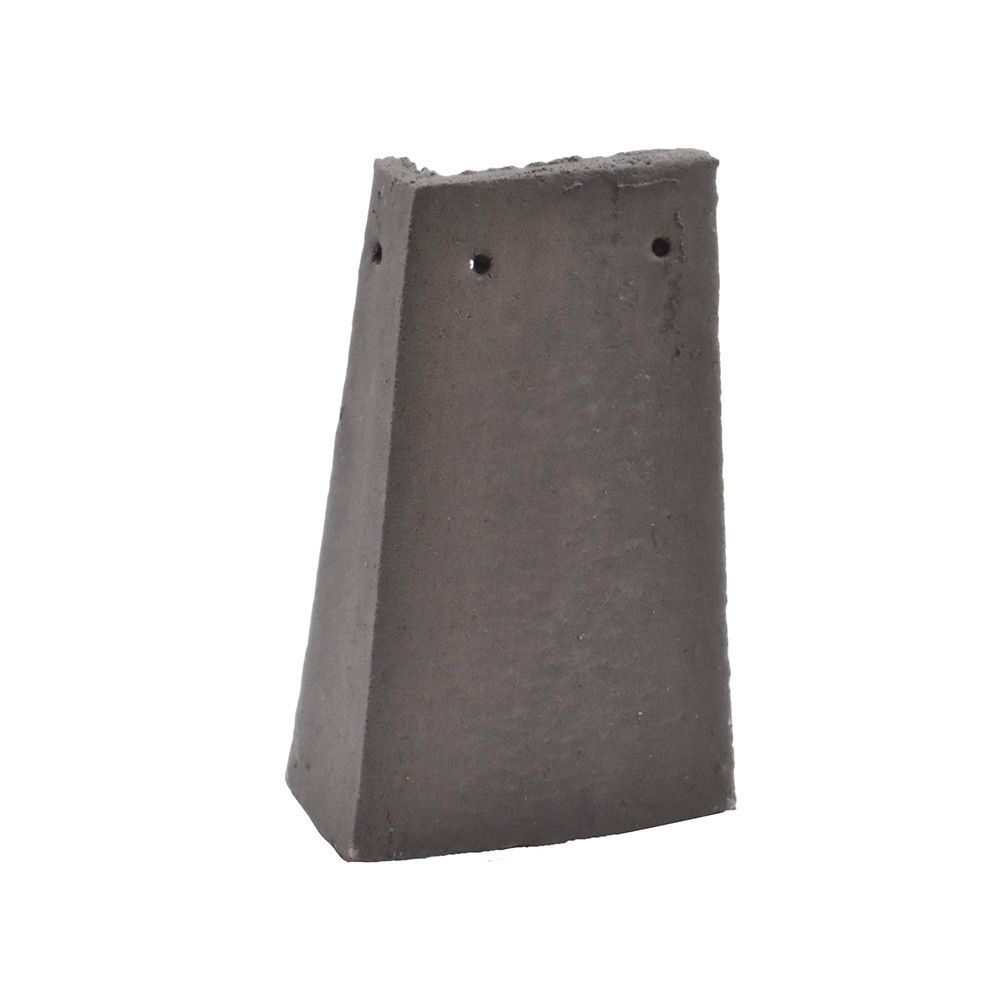 Product image for Sandtoft Concrete Plain Tile Right Hand 90 Degree External Angle - Dark Grey