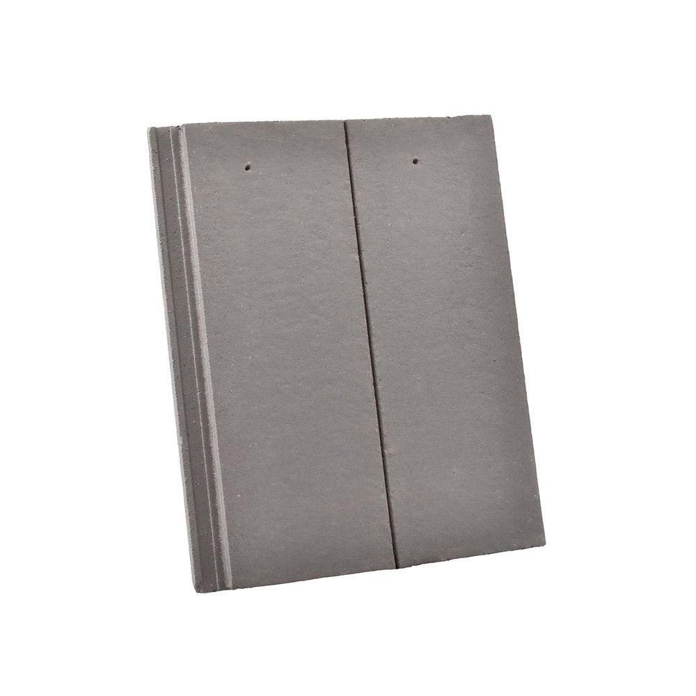 Product image for Sandtoft Concrete Dual Calderdale Edge Roof Tile - Dark Grey