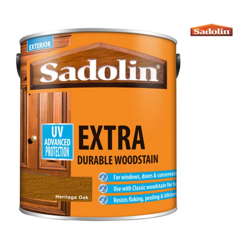 Product image for Sadolin Extra Durable Woodstain 2.5l - Heritage Oak