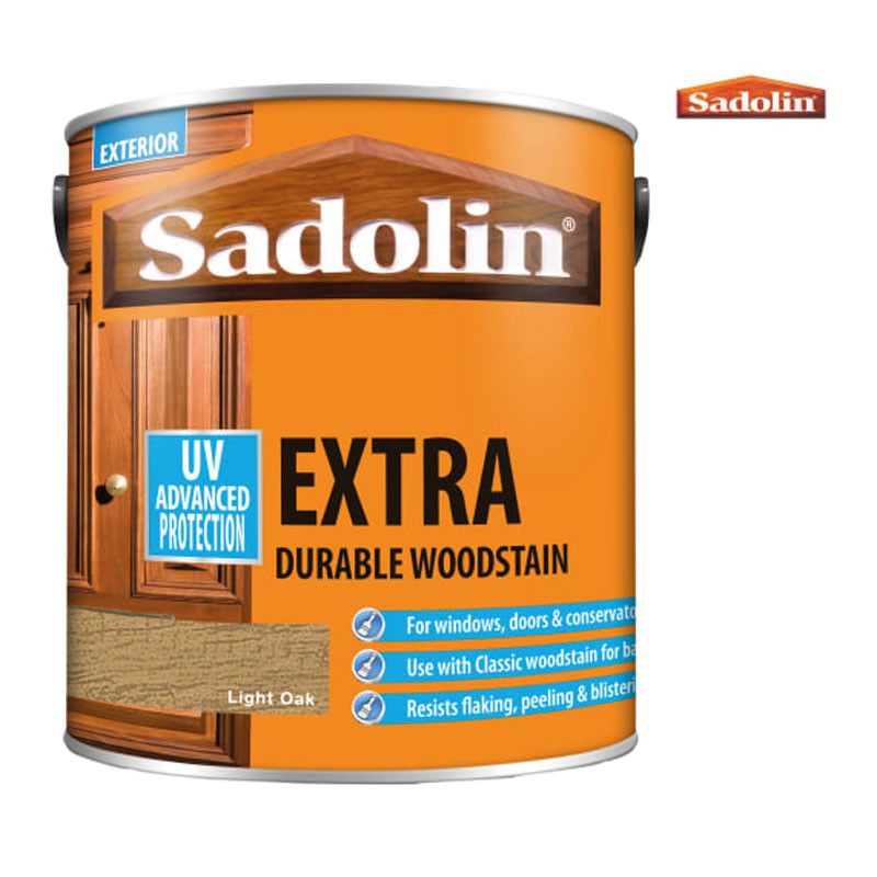 Product image for Sadolin Extra Durable Woodstain 2.5l - Light Oak