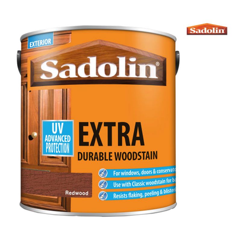 Product image for Sadolin Extra Durable Woodstain 2.5l - Redwood