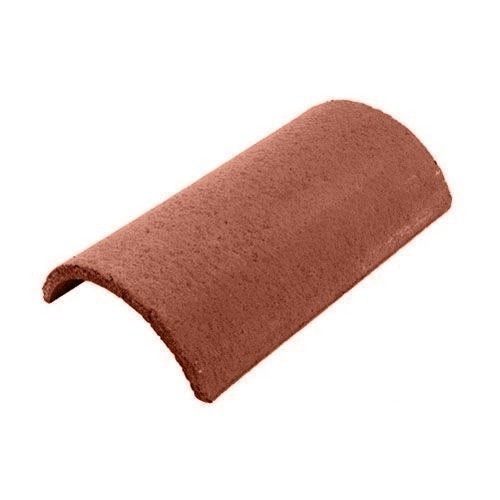 Image of Redland Clay Third Round Hip without Nail Holes - Burnt Blend