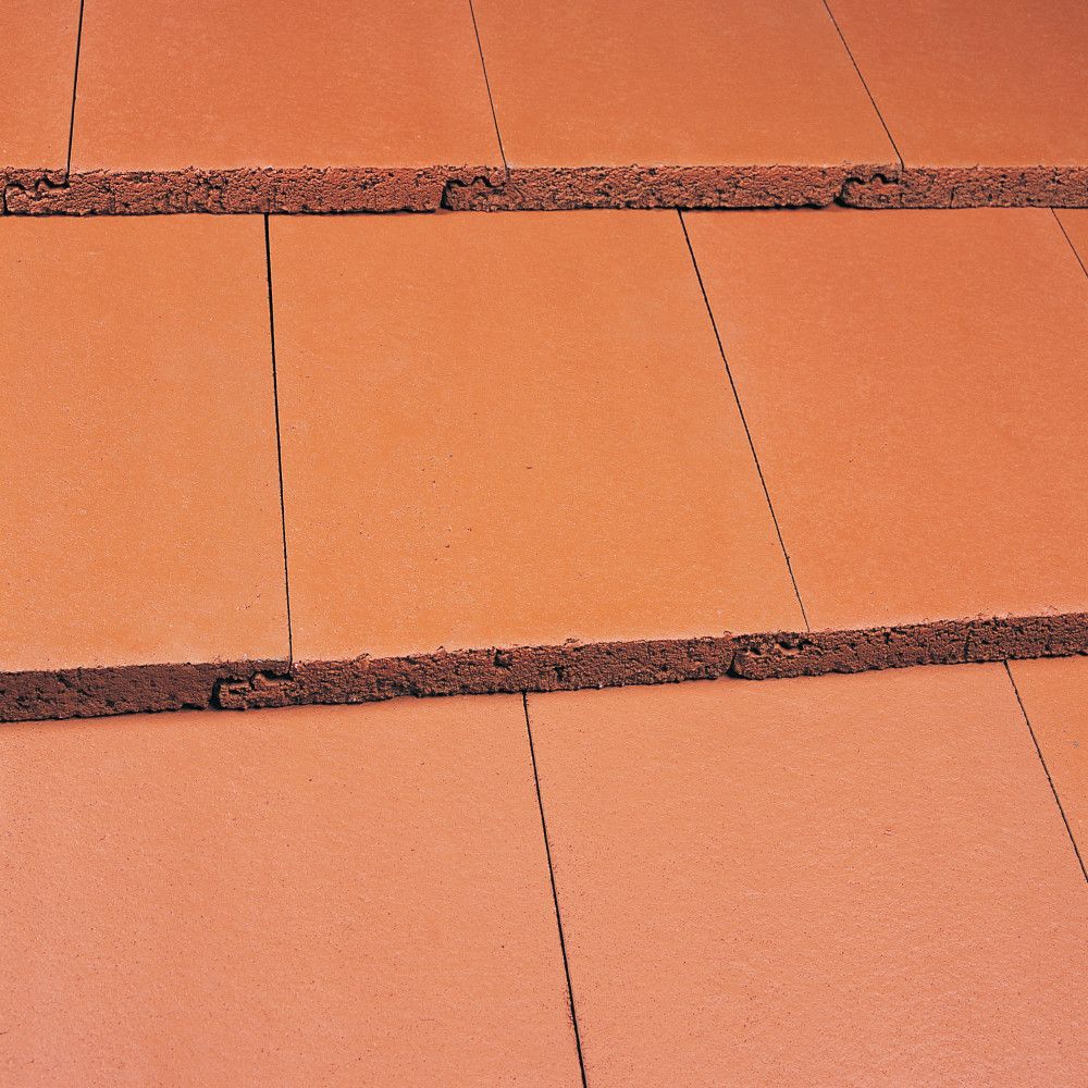 Product image for Marley Concrete Plain 90 Degree External Angle Roof Tile (Left Handed) - Mosborough Red