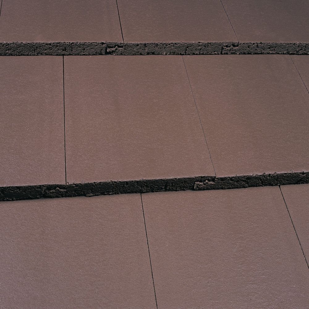 Product image for Marley Concrete Plain 90 Degree External Angle Roof Tile (Right Handed) - Smooth Brown