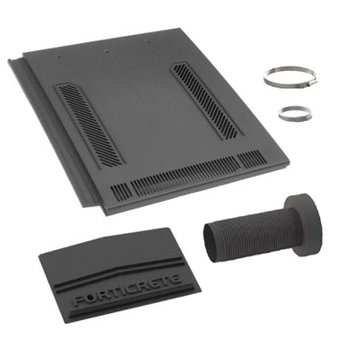 Product image for Forticrete SL8 Soil Vent Tile Kit - Grey