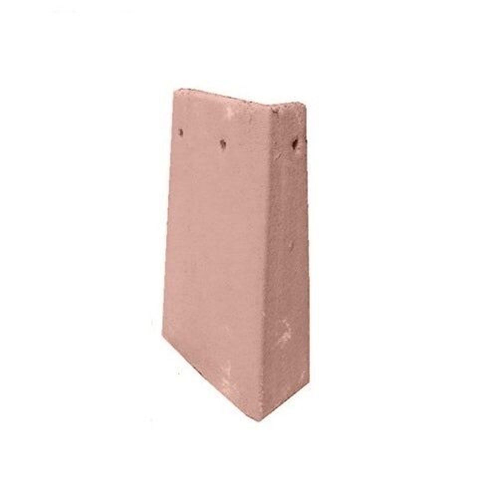 Product image for Redland Concrete Plain Roof Tile 90 Degree External Angle Left Hand - Tudor Brown