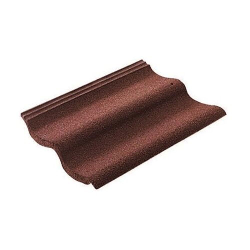 Product image for Redland Grovebury Concrete Roof Tile Smooth - Farmhouse Red