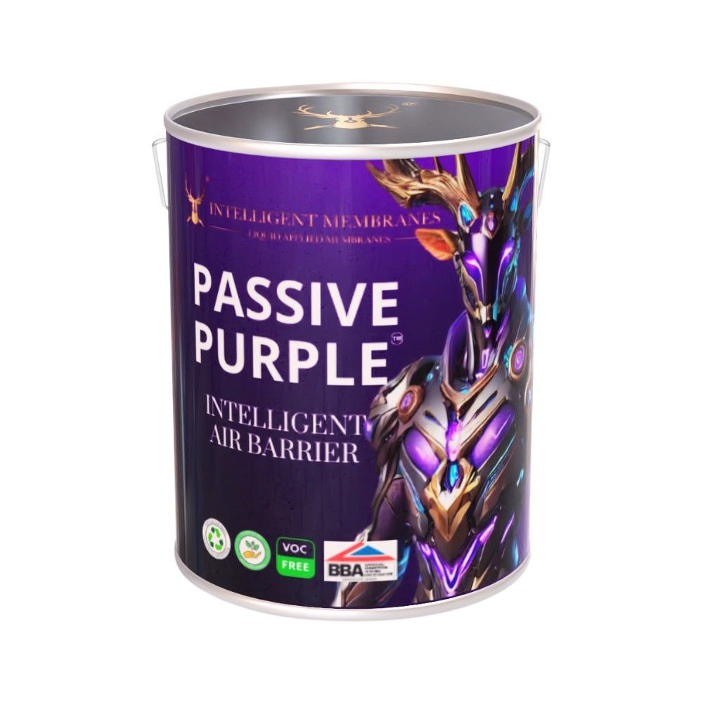 Product image for Passive Purple Airtight Liquid Vapour Control Membrane Spray - External 10kg