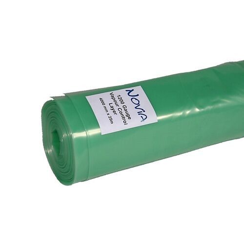 Product image for Novia Polythene Vapour Control Layer 1200 Gauge - 4m x 25m Roll