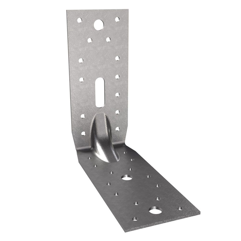 Product image for Sabrefix Heavy Duty Galvanised 150mm x 150mm x 63mm Angle Brackets - Pack of 50