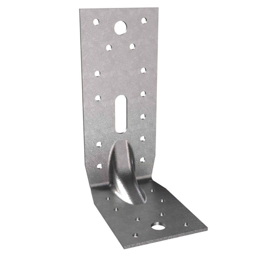 Product image for Sabrefix Heavy Duty Galvanised 150mm x 90mm x 63mm Angle Brackets - Pack of 50