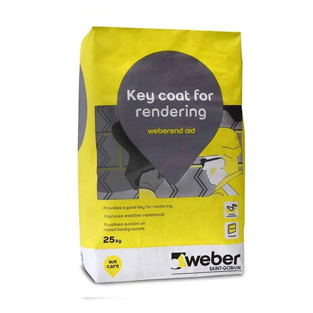 Product image for Saint Gobain Weberend Aid Key Coat for Rendering - 25kg
