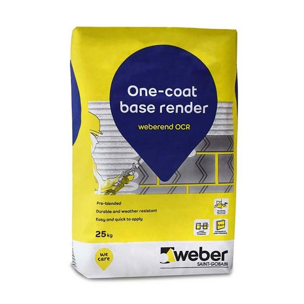 Product image for Saint Gobain Weberend OCR One Coat Render - 25kg