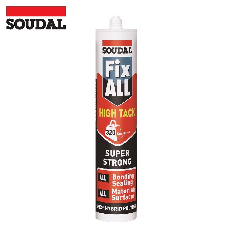 Product image for Soudal Fix All High Tack Brown Polymer - 290ml Tube