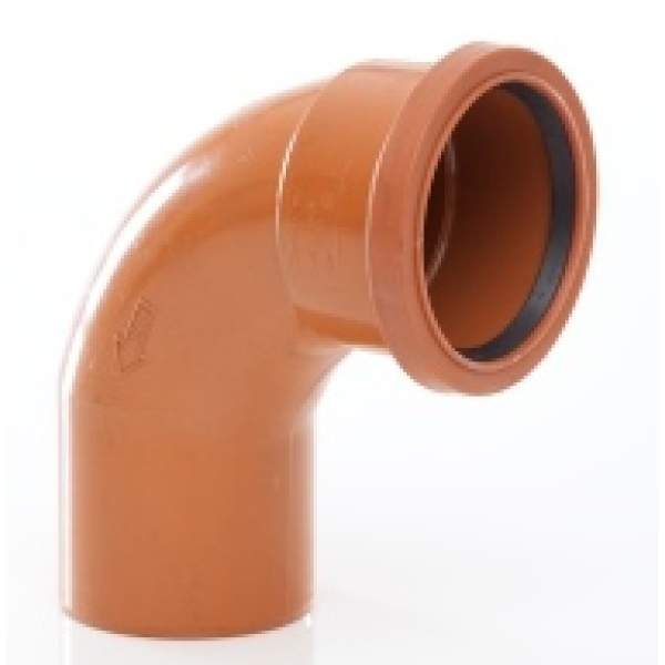 Product image for Polypipe Bend UG612 160mm 87.5 Degree Single Socket