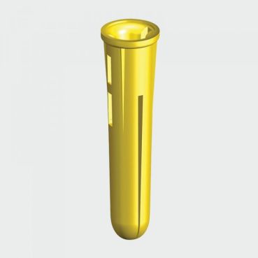 Product image for Timco Yellow Plastic Plug 25mm Pk100