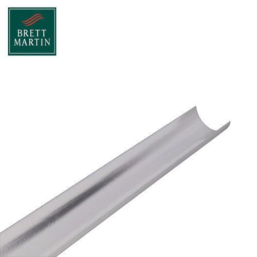 Product image for Cascade Cast Iron Style 112mm x 2m Plastic Roundstyle Guttering White