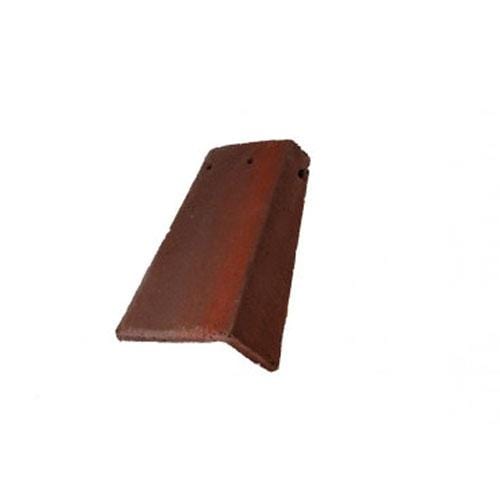 Product image for Redland Concrete Plain Roof Tile 90 Degree External Angle Left Hand - Antique Red
