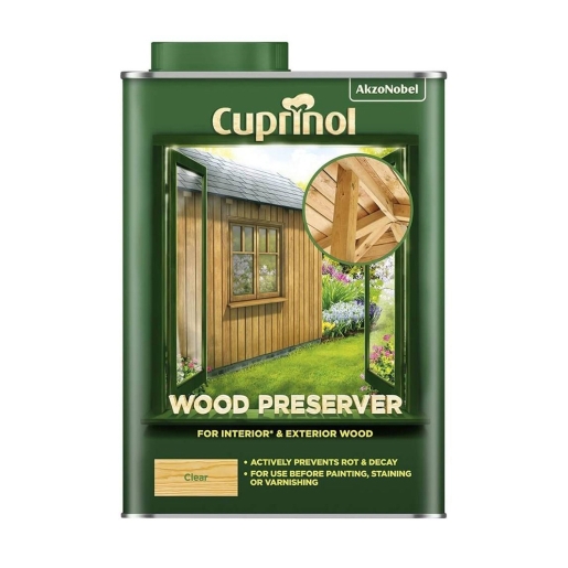 Product image for Cuprinol Wood Preserver 1L Clear