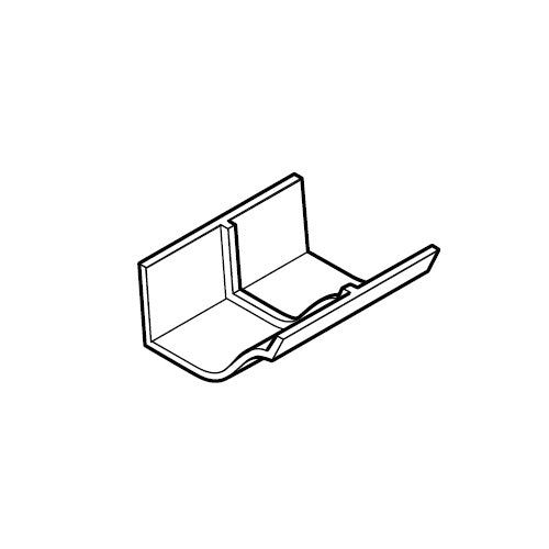 Image of Aluminium Guttering Victorian Ogee Union Clips 113mm - Black