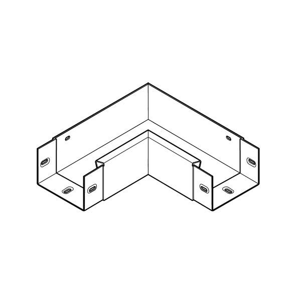 Product image for Alumasc GX Joggle 90dg Internal Angle in Black - 150mm x 100mm
