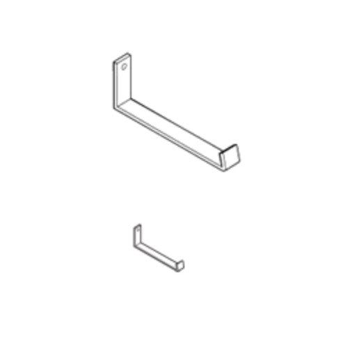 Image of Alumasc GX Joggle Top Strap in Black - 100mm x 75mm