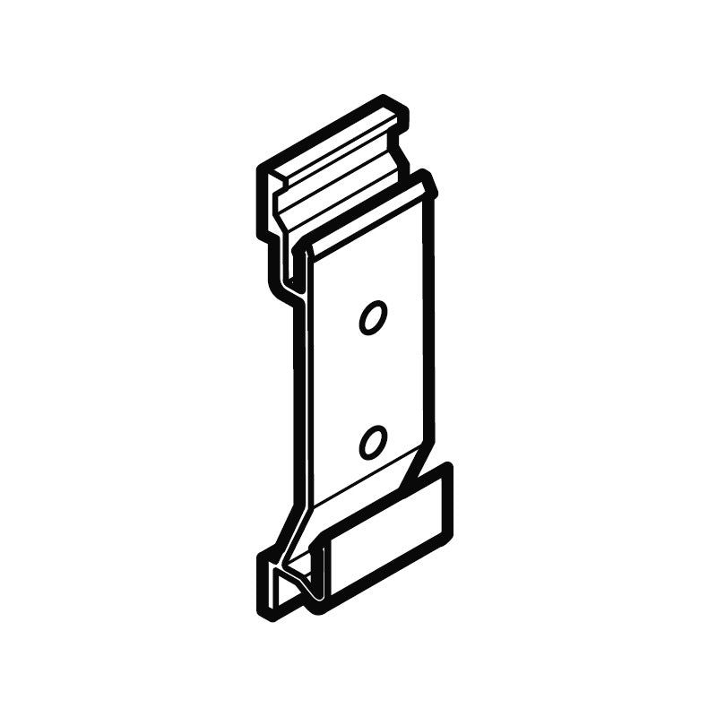 Product image for Alumasc Aqualine Deep Run Fascia Bracket in Metallic Silver - 110mm x 85mm