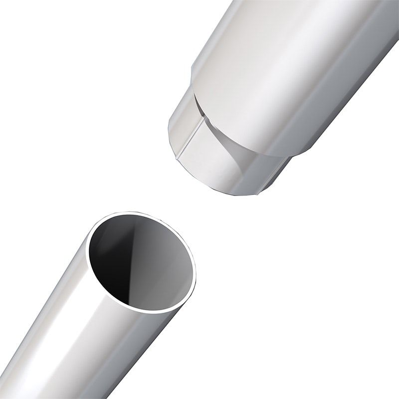 Product image for Alumasc Flushjoint Circular Standard Pipe Clip 100mm - Metallic Silver