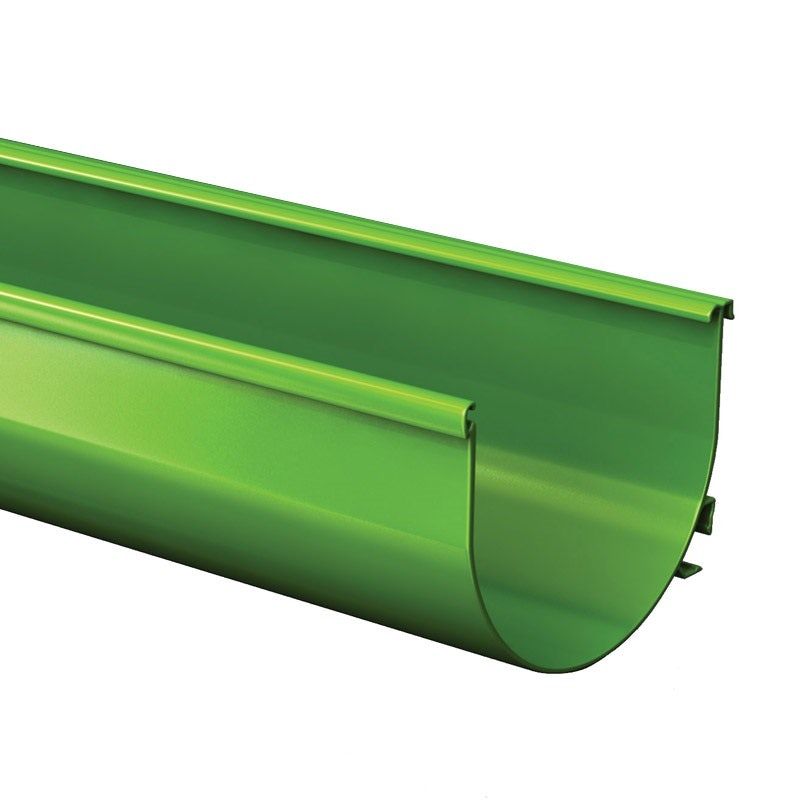 Image of Alumasc Aqualine Deep Run Left Hand Stop End in White - 110mm x 85mm