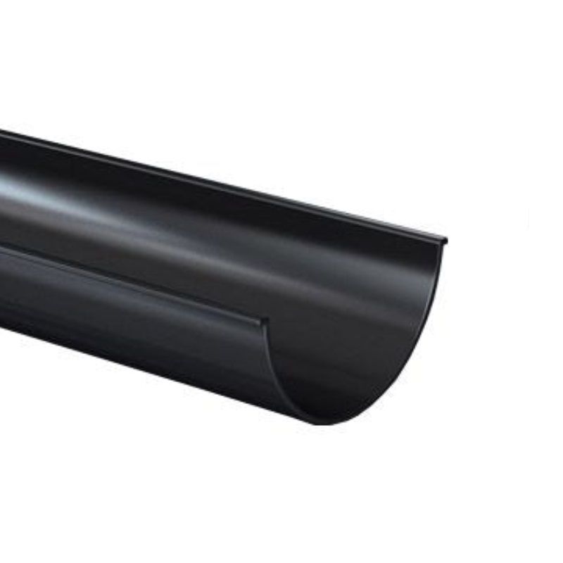 Product image for Alumasc Aqualine Half Round 135dg Internal Angle in Black - 150mm x 75mm