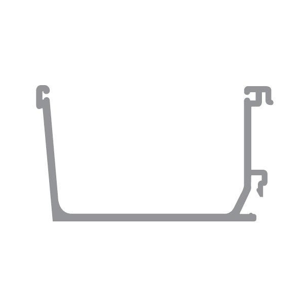 Product image for Alumasc Aqualine Box 135dg Internal Angle in White - 140mm x 100mm