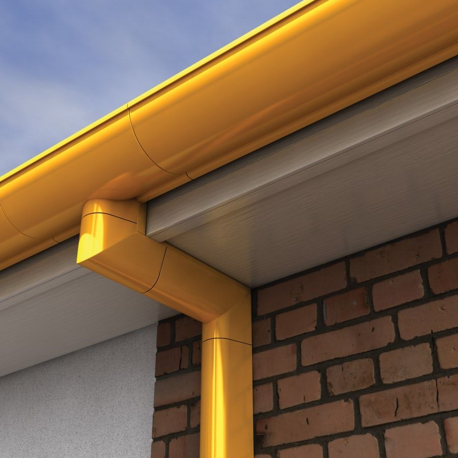 Product image for Alumasc Aqualine Half Round Gutter Starter Pack - 120mm x 60mm