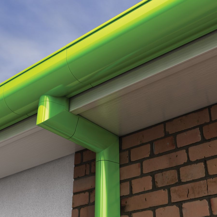 Product image for Alumasc Aqualine Deep Run Gutter Starter Pack - 110mm x 80mm