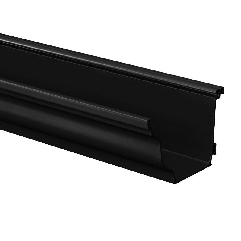 Product image for Alumasc Aqualine Moulded Union Clip in Black - 140mm x 100mm