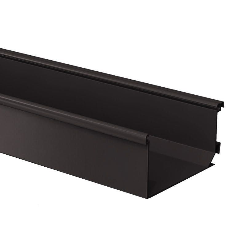Product image for Alumasc Aqualine 120mm x 80mm Box Running Outlet 75mm x 75mm - Grey Brown